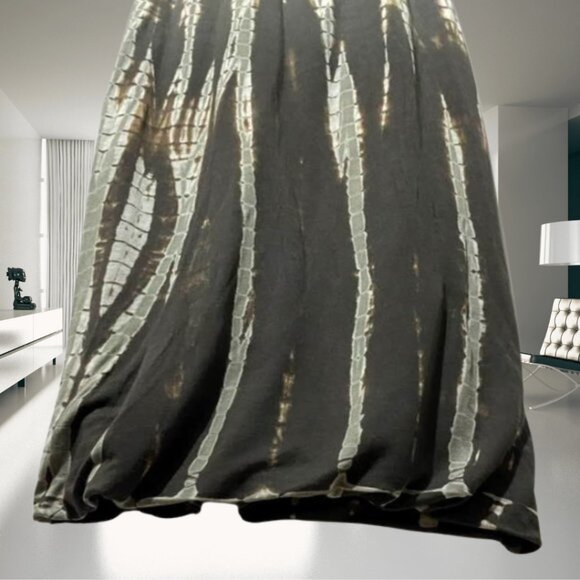 Young Fabulous & Broke Tie Dye Drop Waist Dress - Size Small - Plunging Neckline - Picture 9 of 14